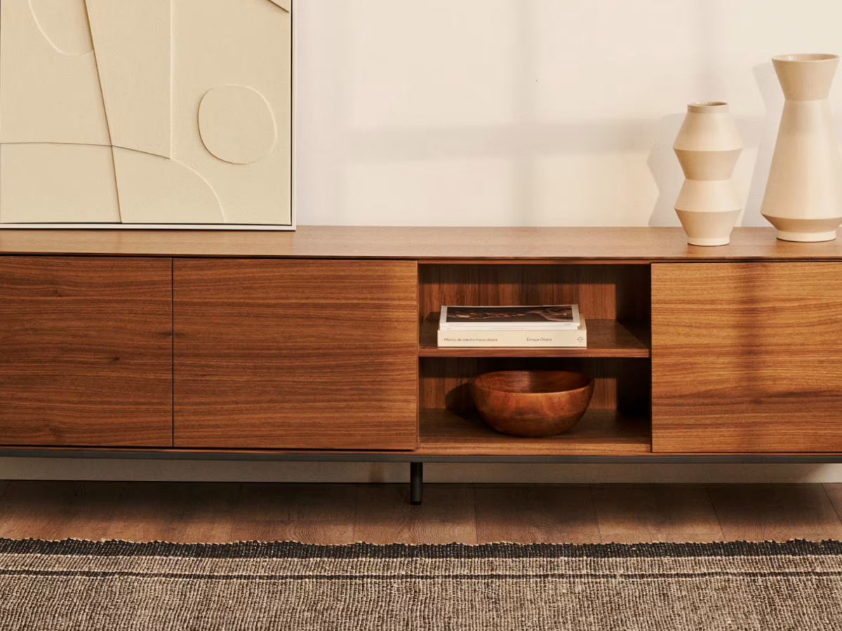 El mueble de la televisión ideal para los amantes del estilo Mid-Century