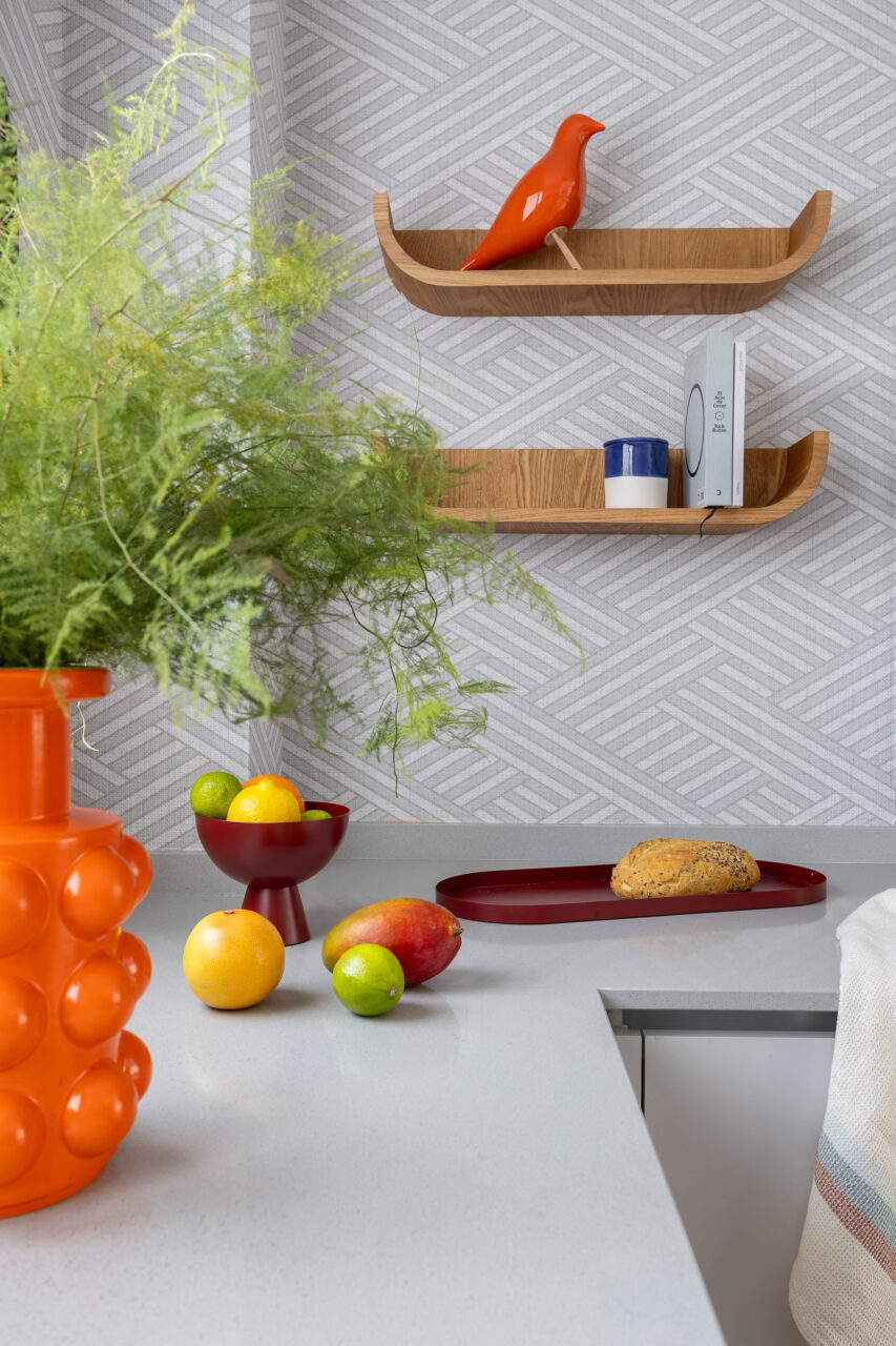 Cocina en vivienda de Colmenar Vieja con interiorismo de María del Valle.